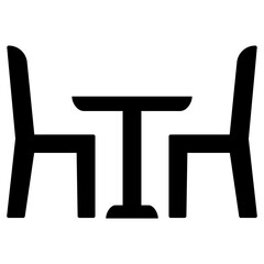 Dining table icon