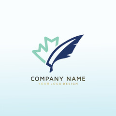 education vector logo design idea