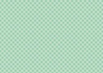 斜めチェック柄（背景グラフィック素材）グリーン・緑色