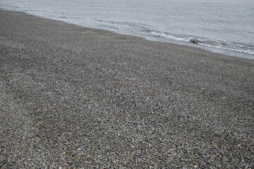 伊勢二見浦の砂浜と太平洋