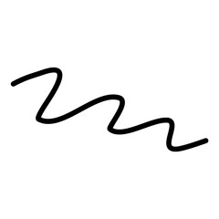 Fototapeta premium curve line illustration element