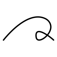 curve line illustration element