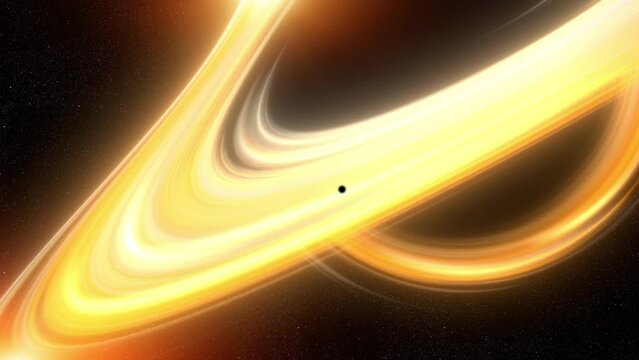 Black Hole simulation in the interstellar space, is a region of spacetime where gravity is so strong that nothing, including light or other electromagnetic waves can escape