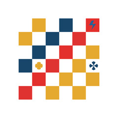 Retro Checkered Pattern