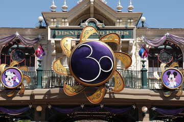 Obraz premium Parc à thème Disneyland Paris et Walt Disney Studios