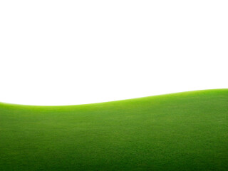 green grass field, transparent background
