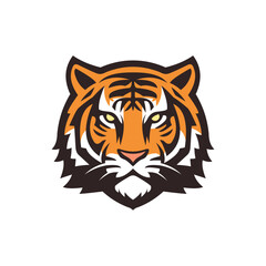 tiger logo mascot vector template illustration