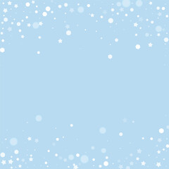 Falling snowflakes christmas background. Subtle