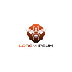 Honey bee logo. Hand drawn engraving style illustrations. Bee logo vector minimalist graphic vector.  bee vector free