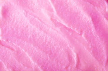 Berry yoghurt ice cream. Smoothies from fresh fruits and berries. Ice cream texture. Delicious sweet dessert close-up as a background.