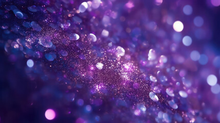 Obraz na płótnie Canvas Purple magic sparkles, glitter background.