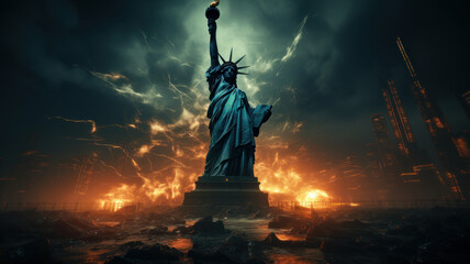 The Statue of Liberty .