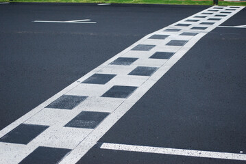 Albert Park Circuit - F1 street circuit in Melbourne. The start line