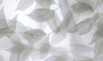  a close up of a bunch of leaves on a window.  generative ai