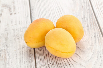 Ripe sweet juicy apricot heap