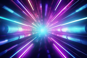 Obraz premium Abstract sci-fi background material,technology neon background