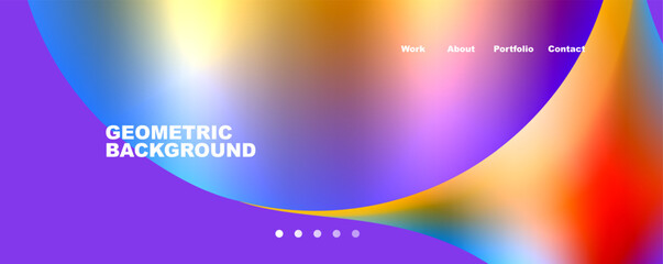 Trendy simple circle gradient abstract background. Vector Illustration For Wallpaper, Banner, Background, Card, Book Illustration, landing page
