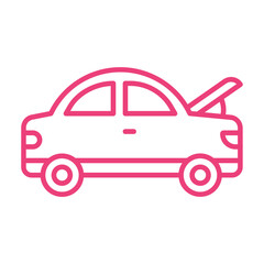 Fototapeta premium Hood Open Icon