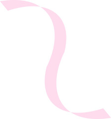 파티 종이 리본 디자인 요소