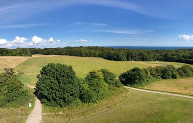 landscape with sky and clouds