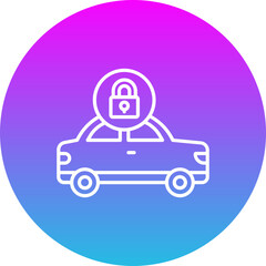 Locked Car Icon
