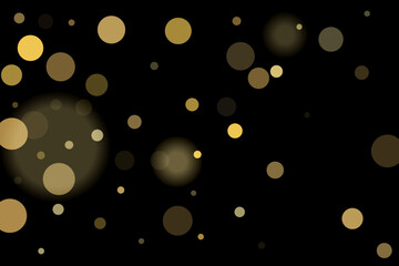 Gold glitter confetti, great design for any purpose. Party decor.