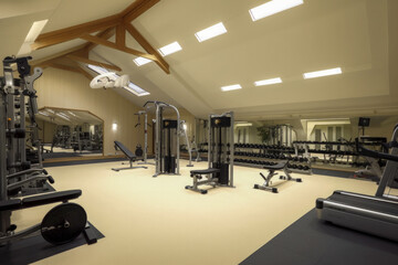 Gym activity concept - Generative AI