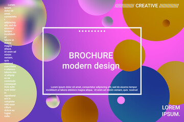 Obraz premium Abstract geometric texture. 3d ball shape gradients for decoration design.