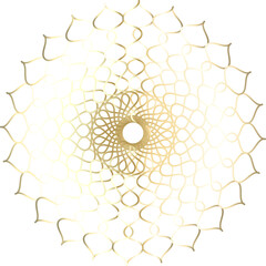 Naklejka premium Gold Circle Design Image
