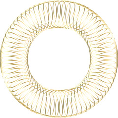 Gold Circle Design Image