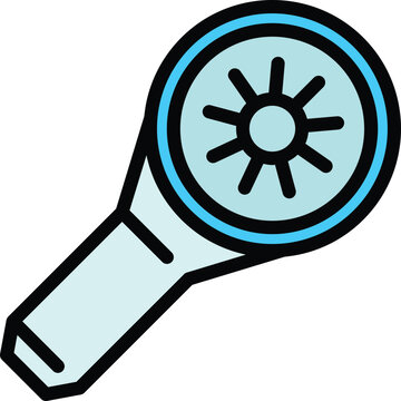 recommend clip art: Shower head falling icon. Outline Shower head falling vector icon for web design isolated on white background color flat