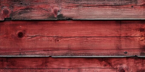 Wood panel texture red board background copy space, AI Generated