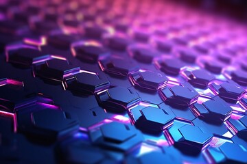 Obraz premium abstract background with hexongon polygon