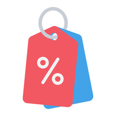 Discount offer sale tag price icon.