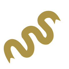Fototapeta premium Ribbon Gold Illustration 