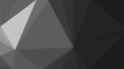 Grey Tone Abstract triangle low poly pattern with same tone line mesh and connected dots, polygonal geometric color, Technology concept background, Vector for Web, Mobile Interfaces or Print