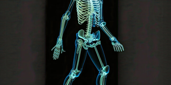 An X-ray image of the musculoskeletal system - Generative AI