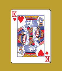 King Playing Card,King of Spades Playing Card T-Shirt