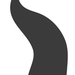 Illustration of paved road