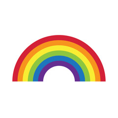 Trendy Rainbow Vector Icon Design