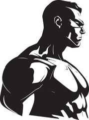 Man superhero, superhero silhouette, vector Illustration, SVG