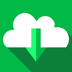 Green download logo