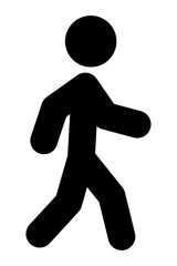 歩く人