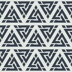 Viking Valknut Celtic Seamless pattern. Vintage background. Medieval manuscript, engraving art. Nordic ethnic Ethnic Geometric Vector Background. Aztec, Mayan or or Inca Style