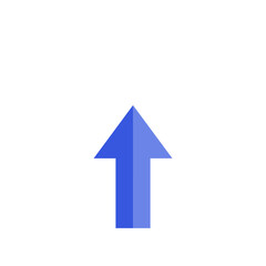 Blue upload arrow in a cloud
