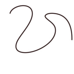 Obraz premium Organic Curved Line