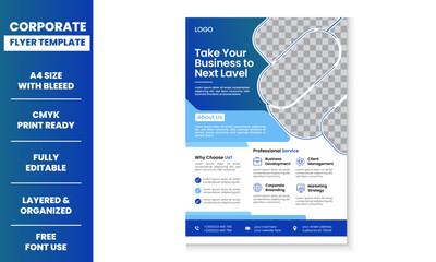  creative Standard corporate business flyer design layout