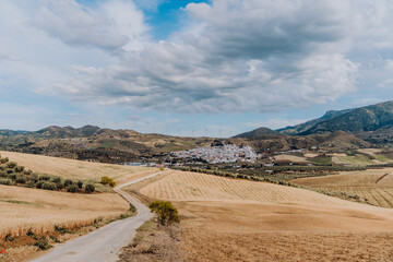 Ardales town in Andalusia Spain and its landscapes