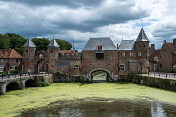 Fototapeta premium Amersfoort city, monumental and historic city center. Holland.