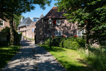 Amersfoort city, monumental and historic city center. Holland.